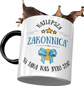 Fekete Bögre Az Apácának A Legjobb Apáca Nyomtatott Fotóval