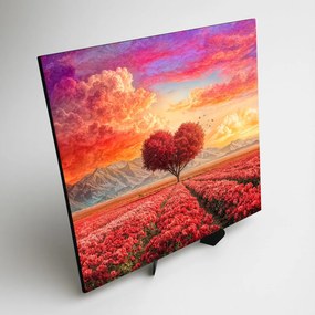 DUBLEZ | Romantikus kép - Szív alakú fa