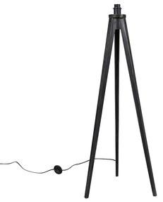 Rusztikus állólámpa állvány fekete - Tripod Classic