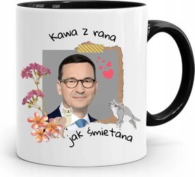Bögre Fekete Politikusok Miniszterelnök Mateusz Morawiecki