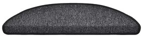 30 db antracitszürke lépcsőszőnyeg 56 x 17 x 3 cm