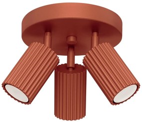 Sollux SL.1639 - Spotlámpa KARBON 3xGU10/10W/230V piros