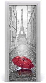 Poszter tapéta ajtóra esernyő Franciaország 75x205 cm