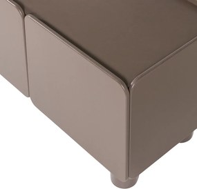 Barna borovi fenyő TV-állvány 200x58x45 cm Root – WOOOD