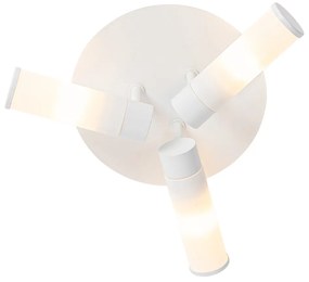 Modern fürdőszobai mennyezeti lámpa fehér 3-lámpás IP44 - Bath