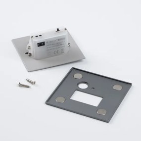 LED lépcsővilágító lámpa mozgásérzékelővel LED/1,5W/230V 3000/4000/6000K ezüst