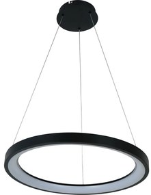 Brilagi - FALCON SLIM LED, dimmelhető kábeles függeszték LED/42W/230V, átm. 50 cm, fekete, távirányítóval