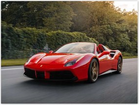 Poszterek 40x30 Piros Ferrari út