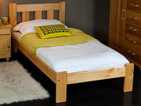 Fenyő ágy 90x200 Brita éger