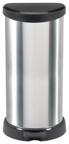 Curver Hulladékgyűjtő DECO BIN 40l ezüst