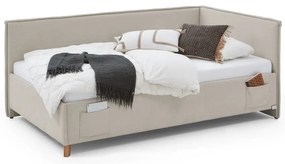 Bézs gyerekágy tárolóhellyel 90x200 cm Fun – Meise Möbel