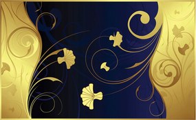 Flizelin fotótapéta Absztrakt virágok modern design 312x219 +ragasztó