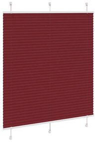 pliszírozott redőny Bordeaux piros 115x150 cm szövetszélesség