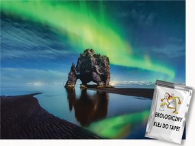 Fotótapéta Flizelina Természet Tájkép Északi fény Tó 400x280 ragasztó