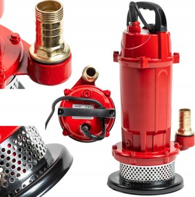 Búvárszivattyú 2850W szennyezett vízhez és tiszta esővízhez 5100 l/h szűrő