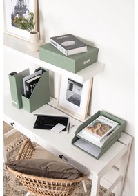 Zöld karton rendszerező szett 5 db-os dokumentumokhoz Holger Canvas Paper Laminate – Bigso