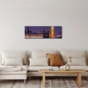 Londoni kép (órával) (90x30 cm)