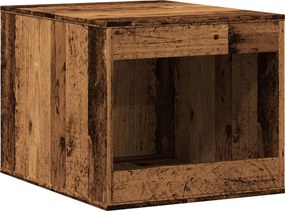 vidaXL antik fa színű szerelt fa macskaalomdoboz 47 x 59 x 42 cm