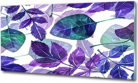 Fotó kép edzett üveg Virágok és madarak 100x70