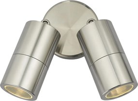 DAR LIGHTING ORT0968 ORTEGA Modern Kültéri Fali Lámpa Csiszolt Alumínium IP65