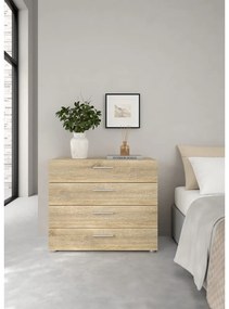 Pepe komód tölgyfa dekorral, 80 x 68 cm - Tvilum