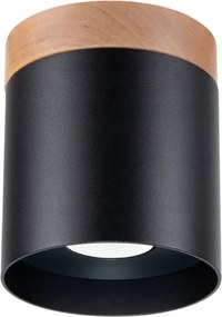 Mennyezeti spot fekete Ø12 cm GU10 10W Rif Sollux Lighting