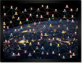 Poszterek keretben 40x30 Népesség világnapja