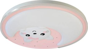 MILAGRO ML1059 MOONCAT Ufo Lámpa Rózsaszín LED IP20