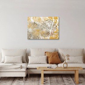 Kép - Vintage fal virágokkal (70x50 cm)