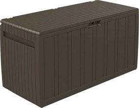 vidaXL barna párnatároló láda 117 x 45,5 x 57,5 cm 270 L