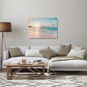 Kép - Álom tengerpart (üvegen) (70x50 cm)