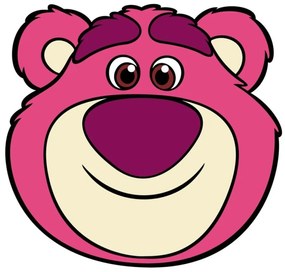 Disney Játékháború Lotso formapárna, díszpárna Velúr