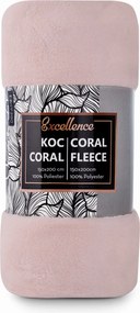 Coral mikroszálas takaró Púder Rózsaszín 150x200 cm