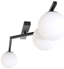 Mennyezeti lámpa NATON 3xE14/10W/230V, fekete/fehér