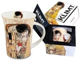 Klimt porcelán bögre díszdobozban A Csók 350 ml