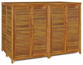 tömör akácfa kerti tárolóláda 140 x 87 x 104 cm