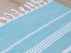 Strandtörölköző FARAO 90 x 180 cm, türkiz