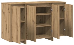 Tölgy étkezőszekrény Művészi tölgy Szerelt fa 120 x 41 x 75 cm