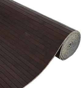 sötétbarna bambusz térelválasztó 165 x 800 cm