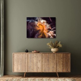 Absztrakt kép - univerzum (üvegen) (70x50 cm)