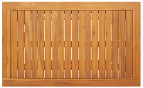 Összecsukható Kerti Asztal Négyszögletes 100x55x75 cm Tömör Akác