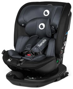 Lionelo - Forgatható autósülés alappal BASTIAAN i-Size 40-150 cm Szürke (Stone)