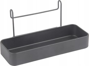 Konyhai Akasztós Polc Fekete Matt Acél Kuchinox