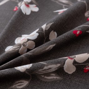 BLOSSOM szürke mikroszálas flanel ágyneműhuzat Ágyneműhuzat mérete: 70 x 90 cm | 140 x 200 cm