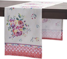 Maison d'Hermine Kézzel Festett Pamut Asztali Futó, 50x150 cm