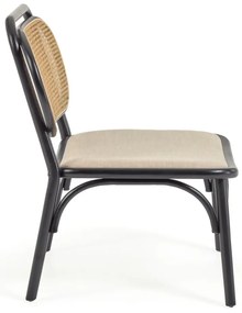 Doriane fekete fotel - Kave Home