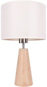 Spot-Light 7017403211528 - Asztali lámpa MERCEDES 1xE27/40W/230V tölgy