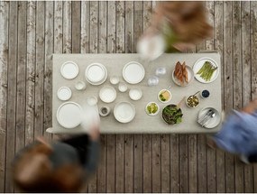 Krémszínű porcelán tányér ø 24 cm Eau – Zone