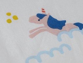 Gyerek pamut ágynemű MAGIC UNICORN TALES fehér, 100% pamut Ágyneműhuzat mérete: 70 x 80 cm | 140 x 200 cm