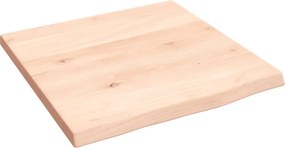 vidaXL kezeletlen tömör fa fürdőszobai pult 40x40x2 cm